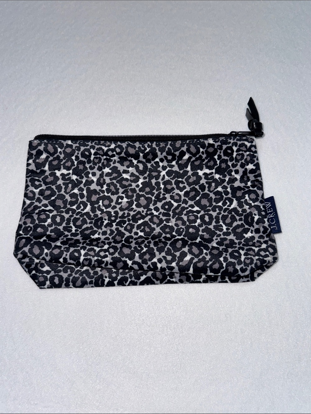 J.Crew Leopard Print Cosmetic Makeup Bag‎ Travel Pouch